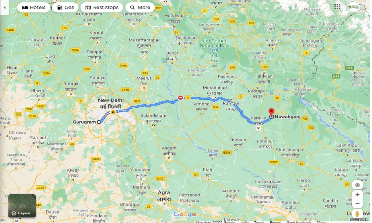 gurgaon-to-nawabganj-round-trip