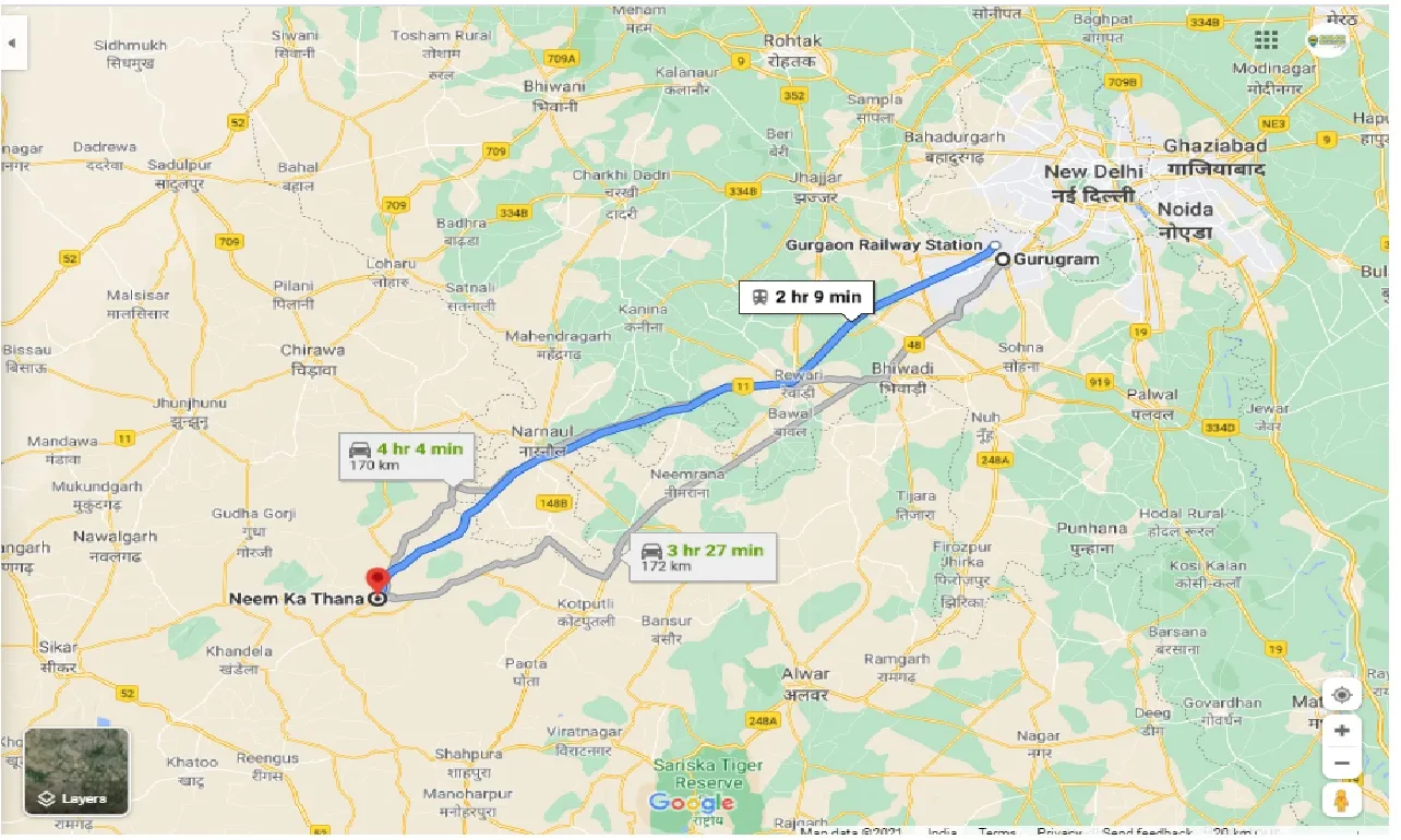 gurgaon-to-neem-ka-thana-round-trip
