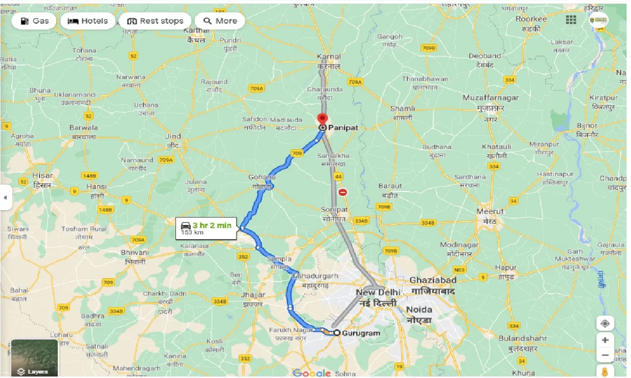 gurgaon-to-panipat-round-trip