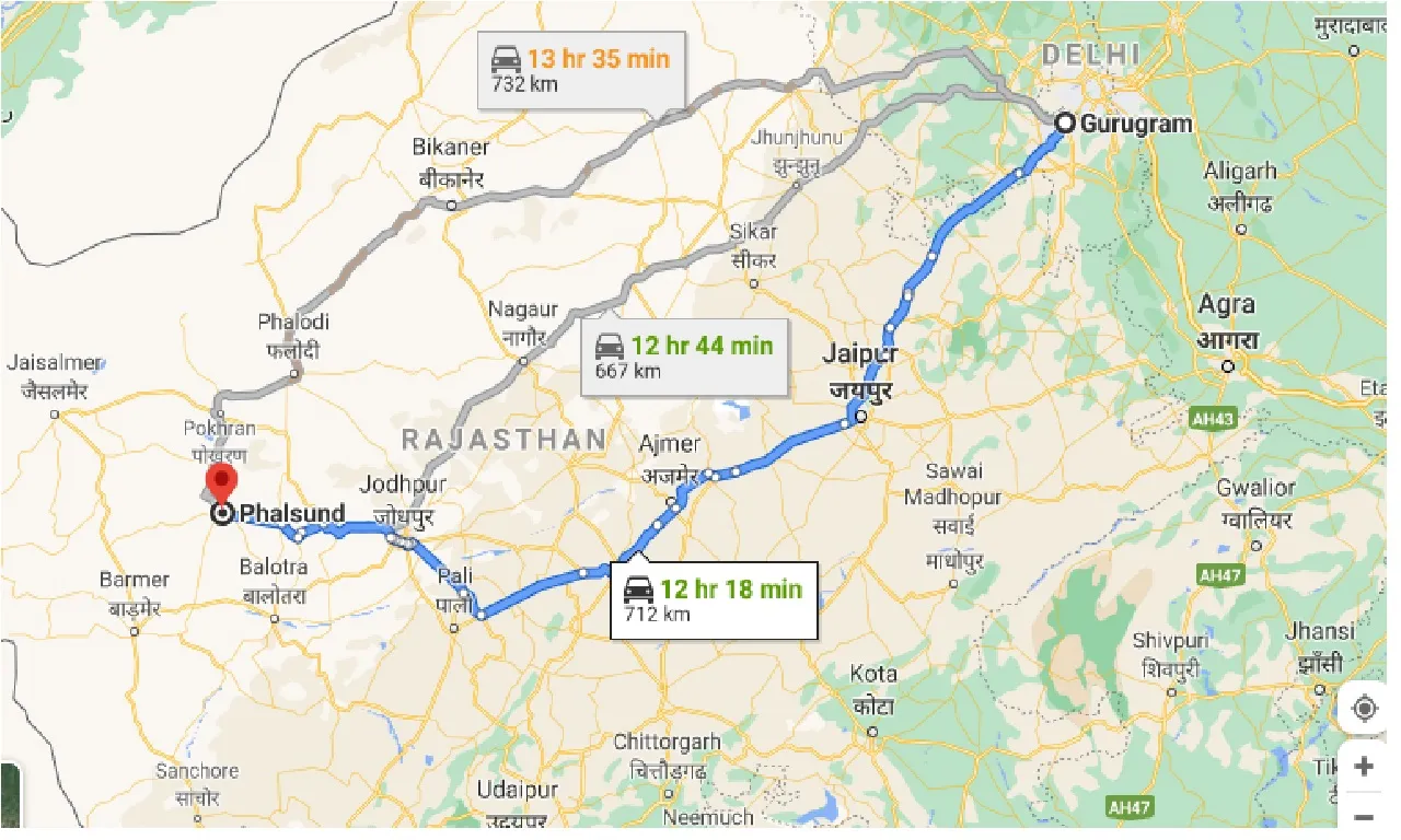 gurgaon-to-phalsund-one-way
