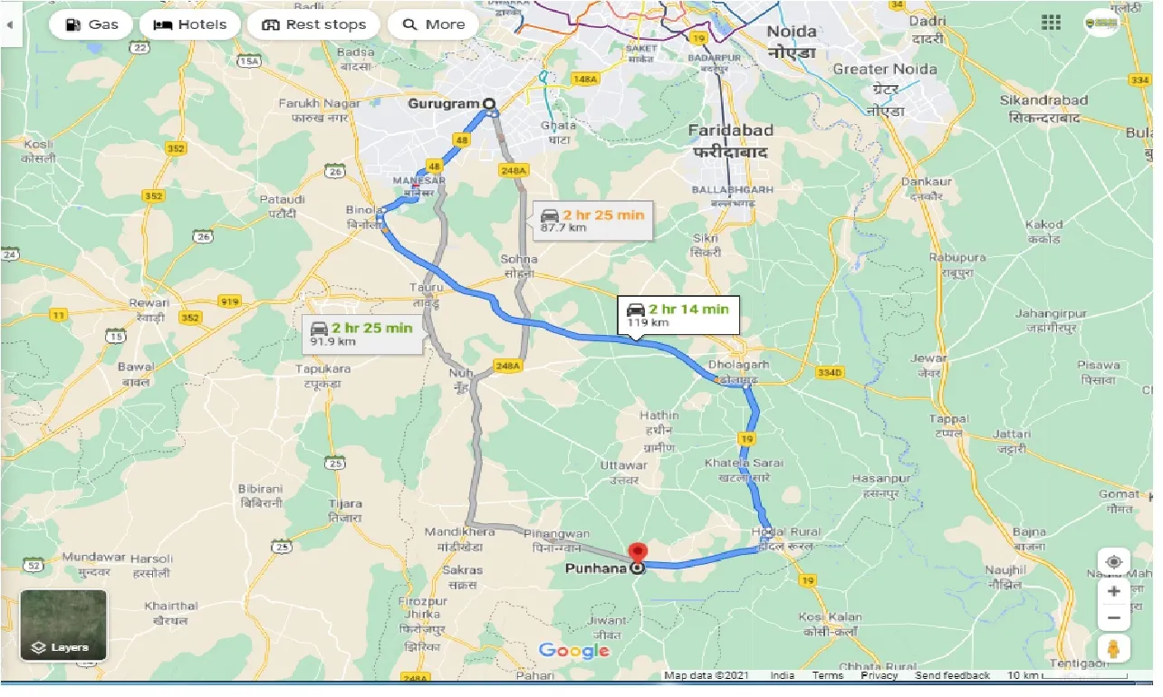 gurgaon-to-punhana-round-trip