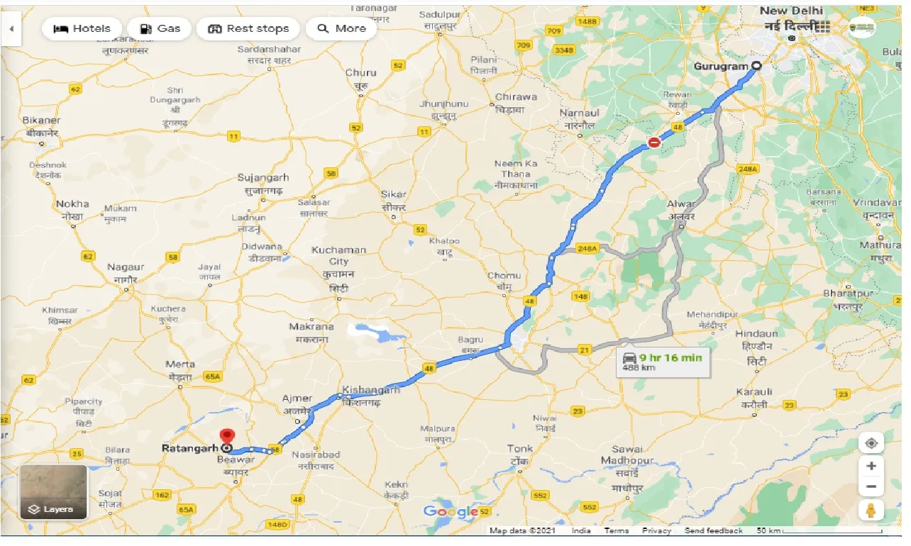 gurgaon-to-ratangarh-round-trip