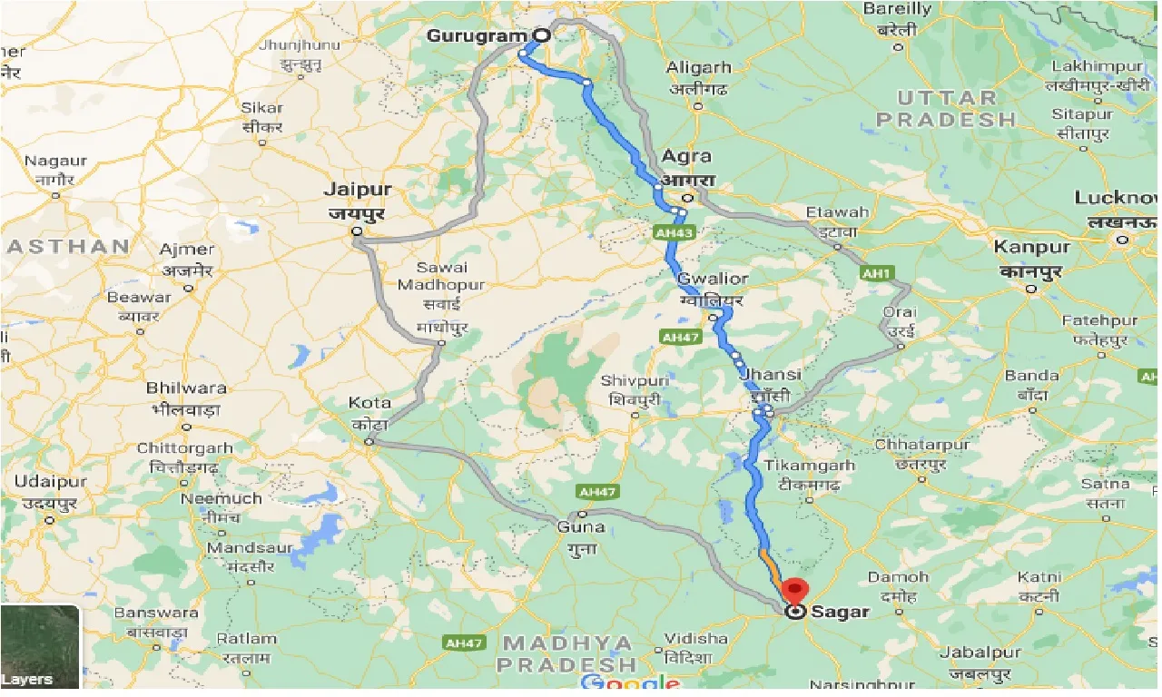gurgaon-to-sagar-one-way
