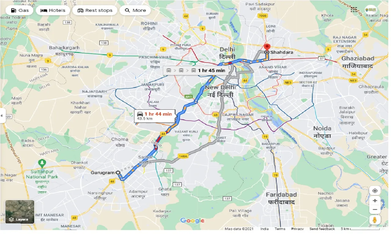 gurgaon-to-shahdara-round-trip
