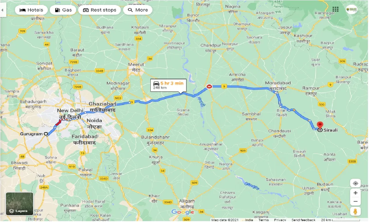 gurgaon-to-sirauli-round-trip