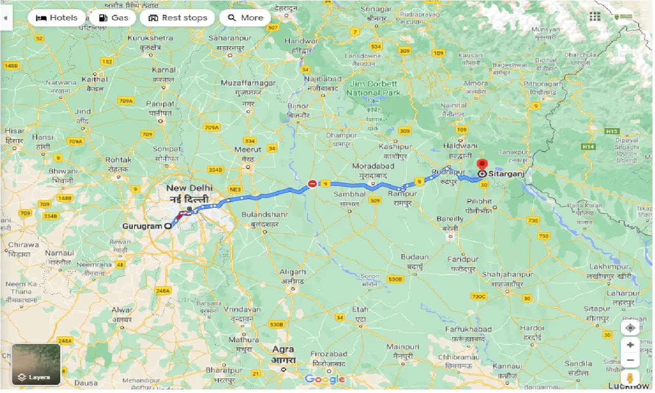 gurgaon-to-sitarganj-round-trip