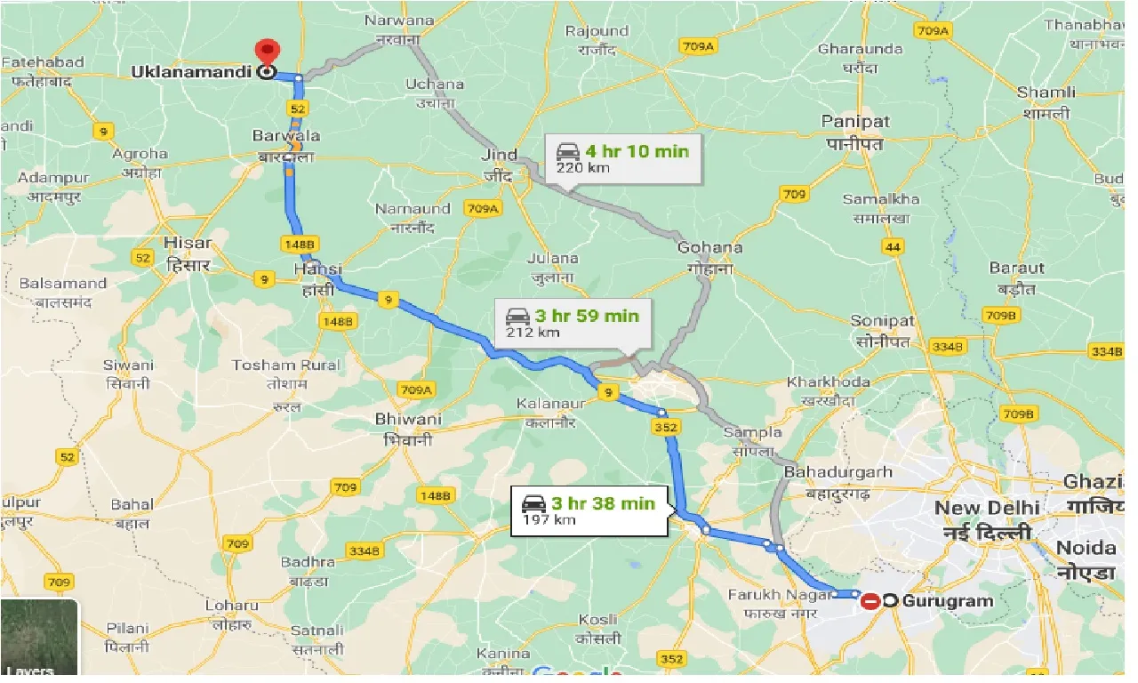 gurgaon-to-uklanamandi-one-way