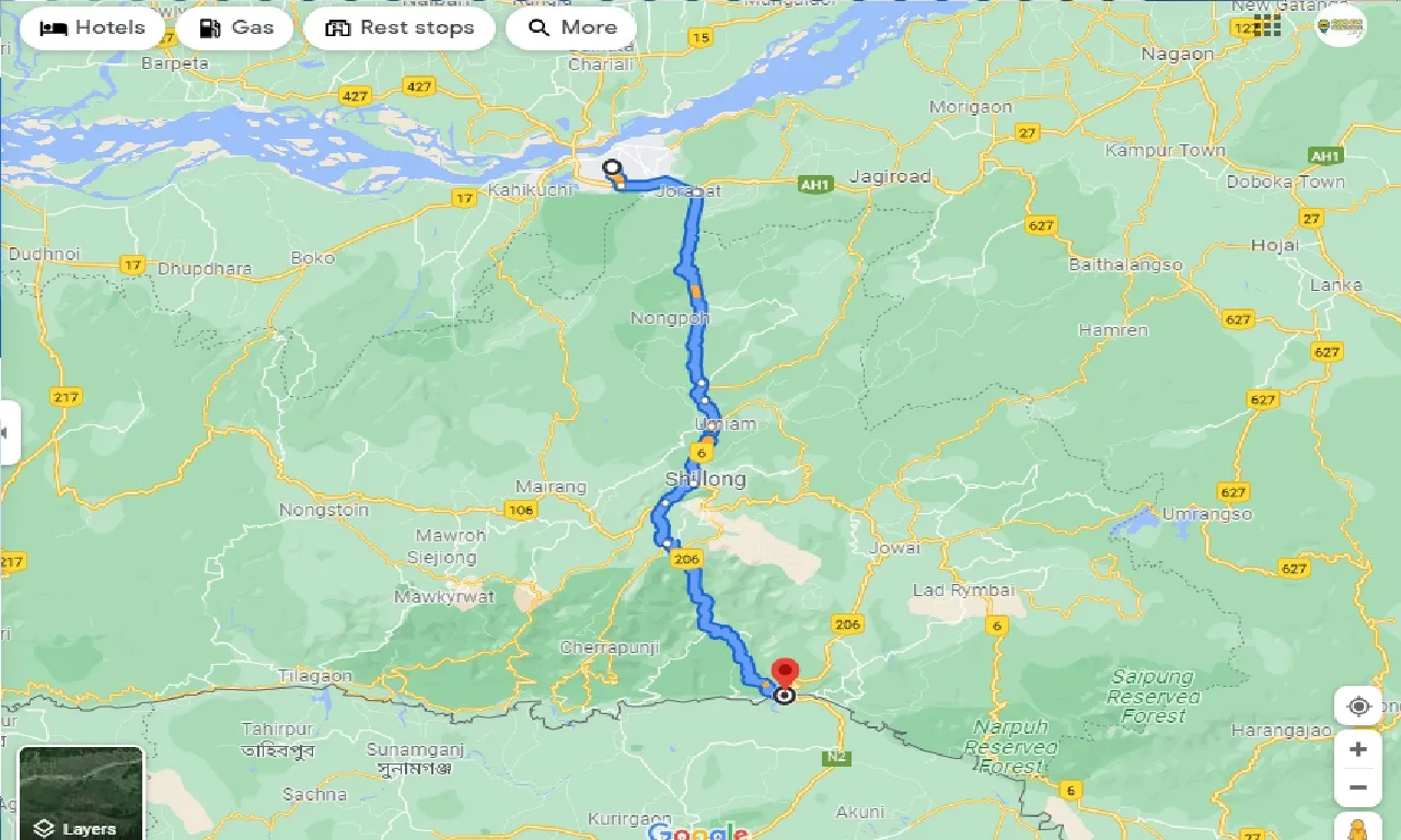 guwahati-to-dawki-round-trip