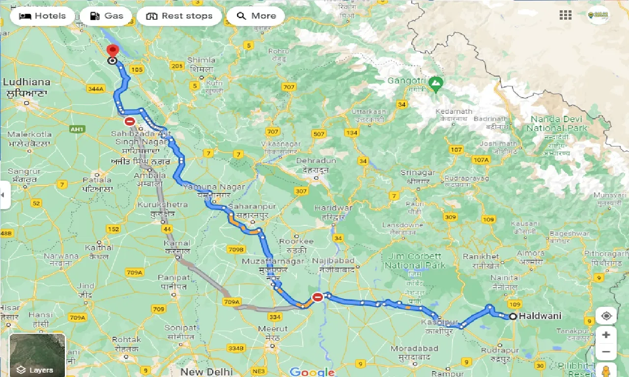 haldwani-to-anandpur-sahib-one-way