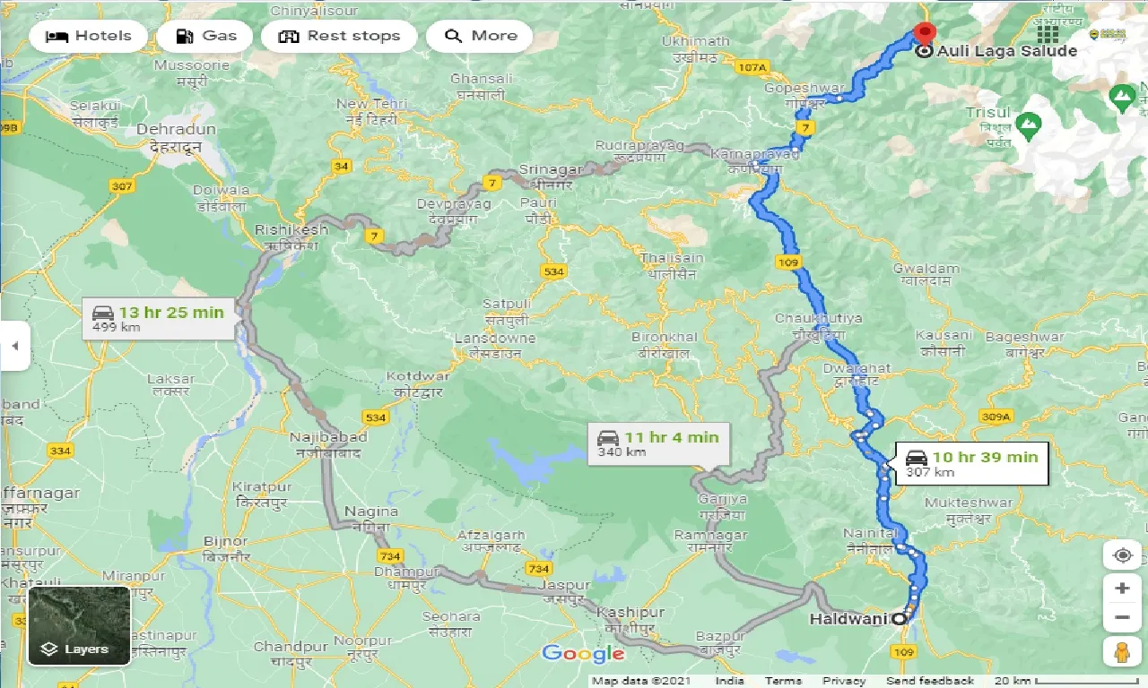 haldwani-to-auli-taxi