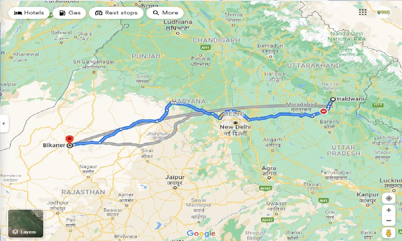 haldwani-to-bikaner-one-way