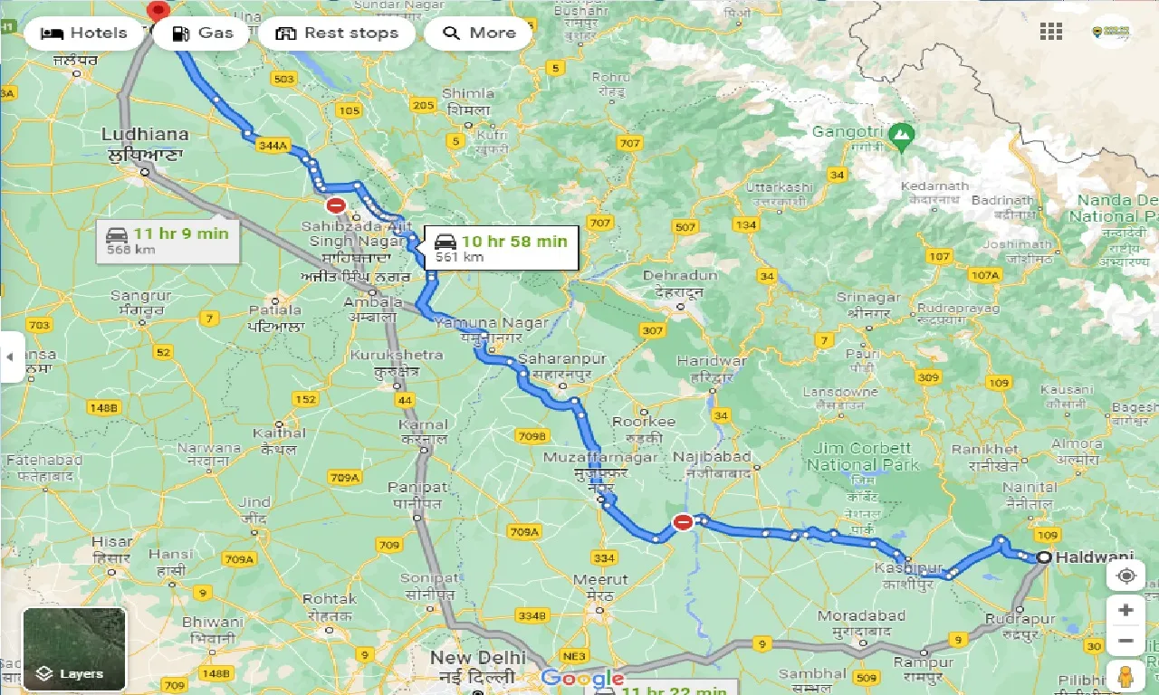 haldwani-to-hoshiarpur-one-way