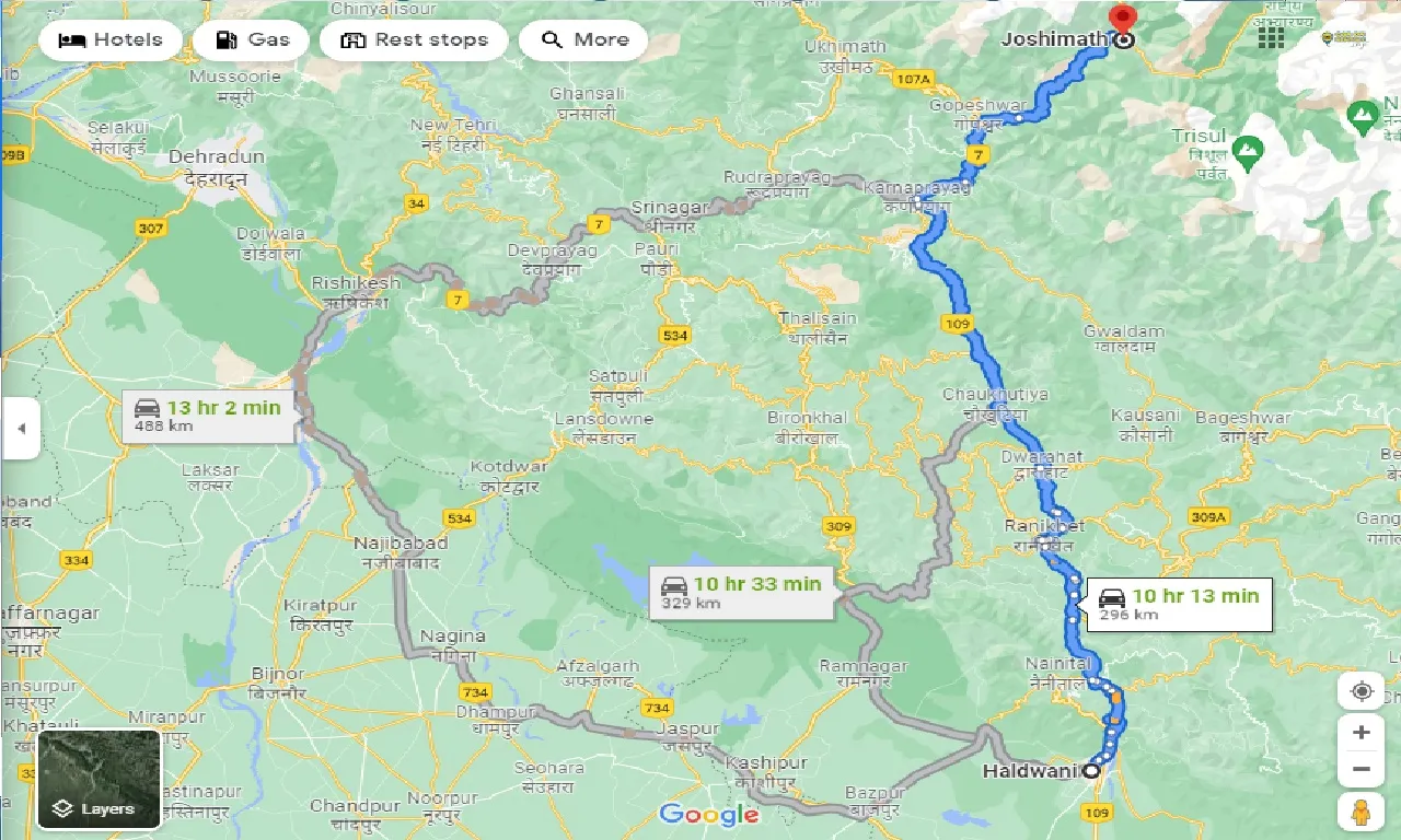 haldwani-to-joshimath-taxi
