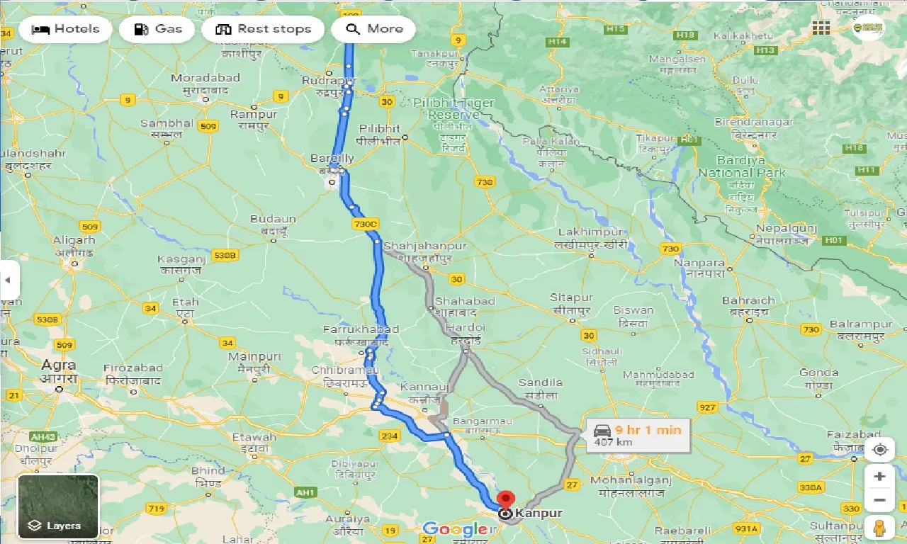haldwani-to-kanpur-one-way
