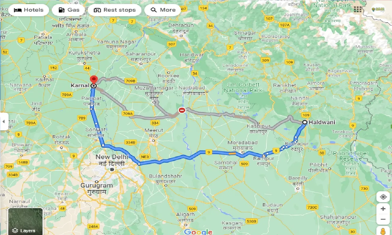 haldwani-to-karnal-one-way