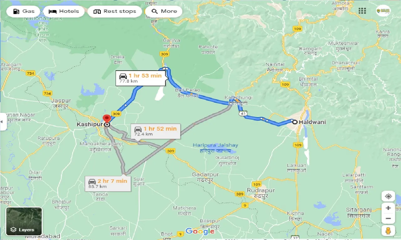 haldwani-to-kashipur-taxi