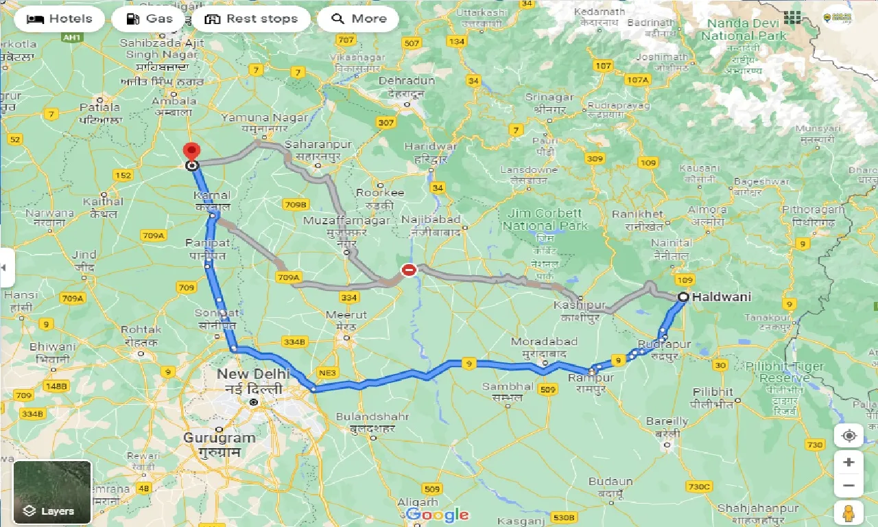 haldwani-to-kurukshetra-one-way