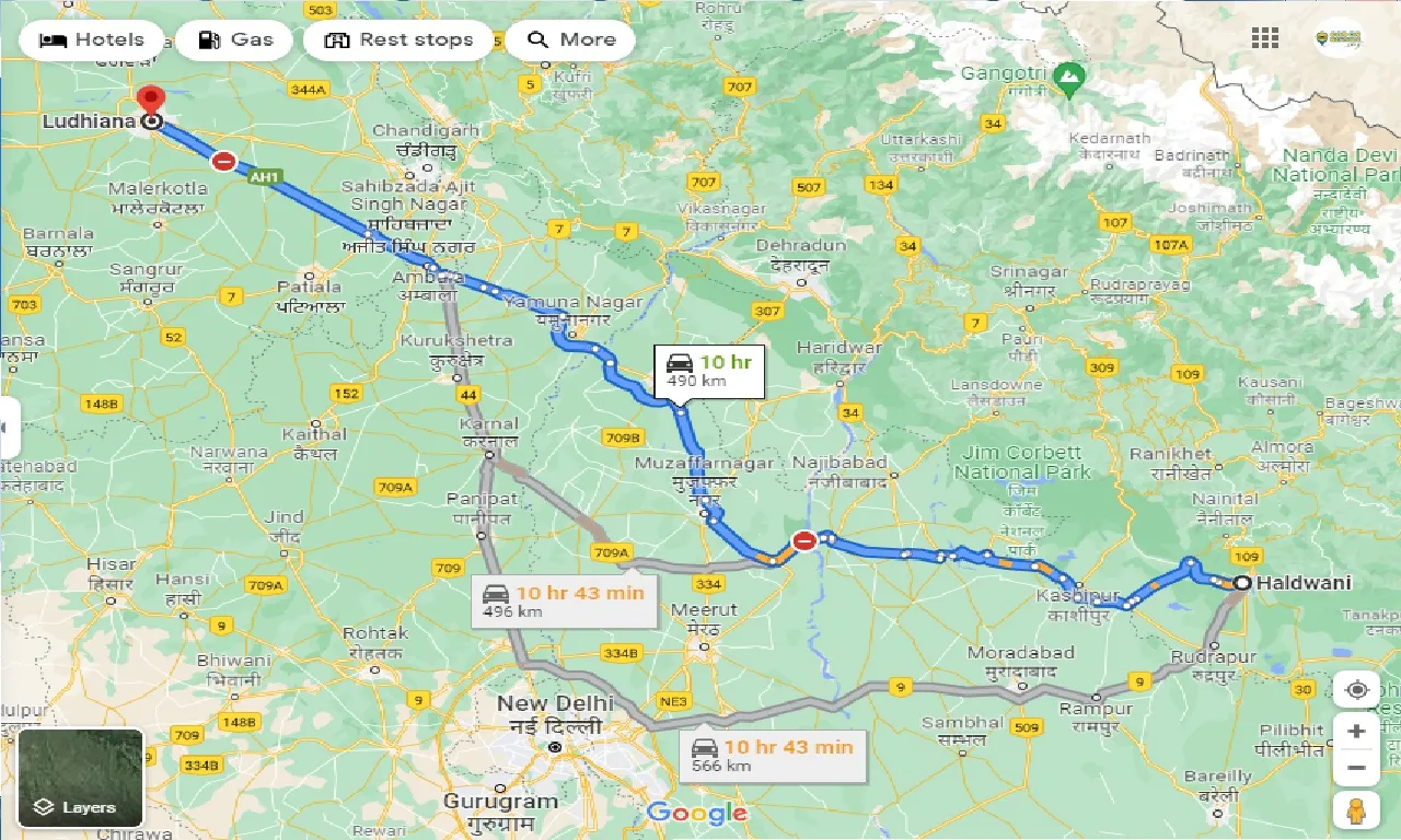 haldwani-to-ludhiana-taxi