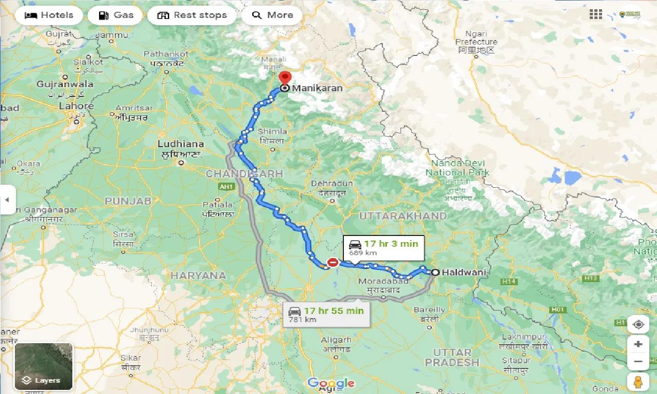 haldwani-to-manikaran-one-way