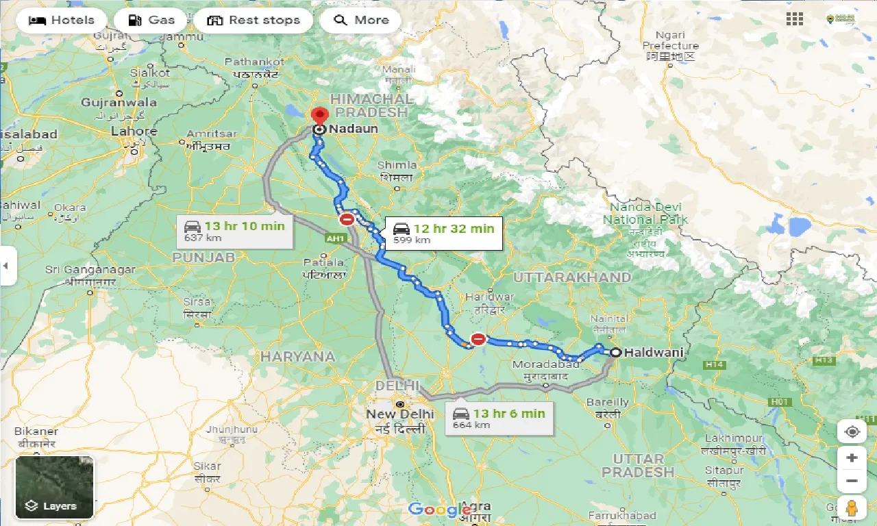 haldwani-to-nadaun-taxi