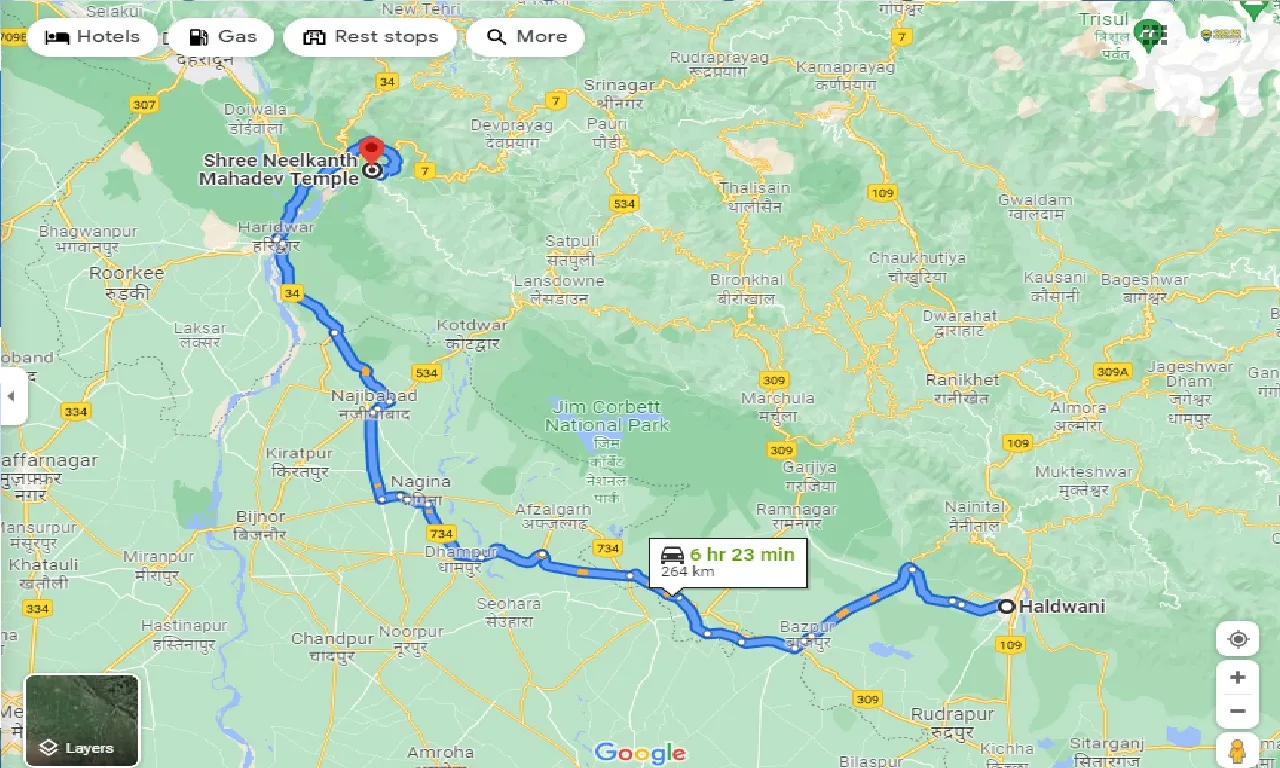 haldwani-to-neelkanth-taxi