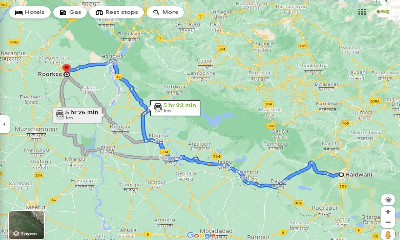 haldwani-to-roorkee-one-way