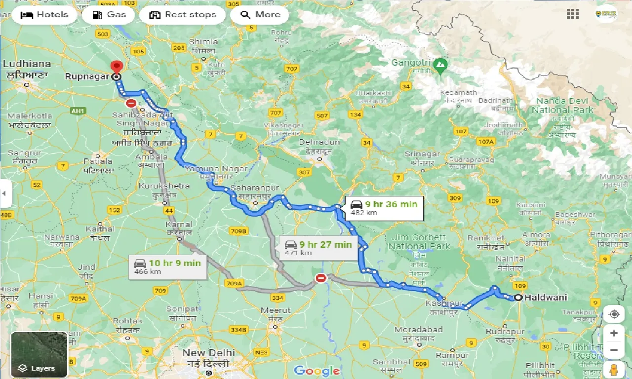haldwani-to-ropar-one-way