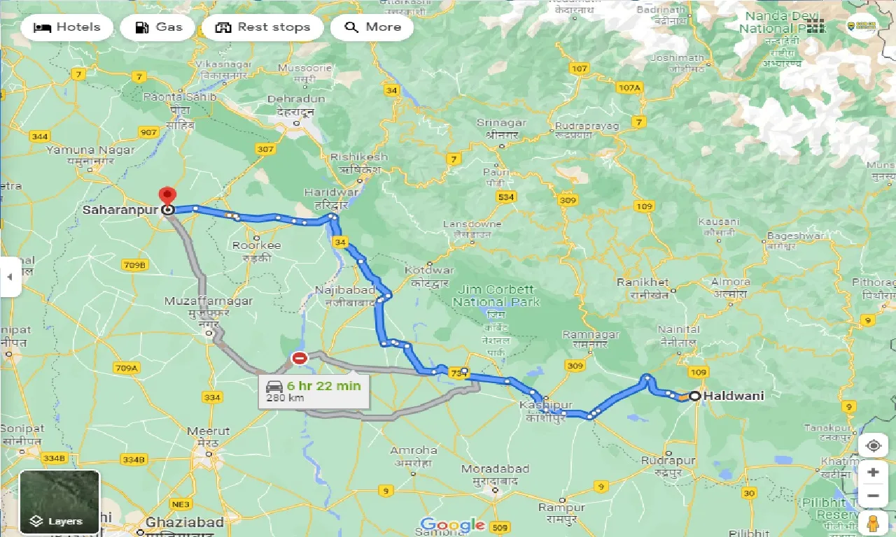haldwani-to-saharanpur-one-way