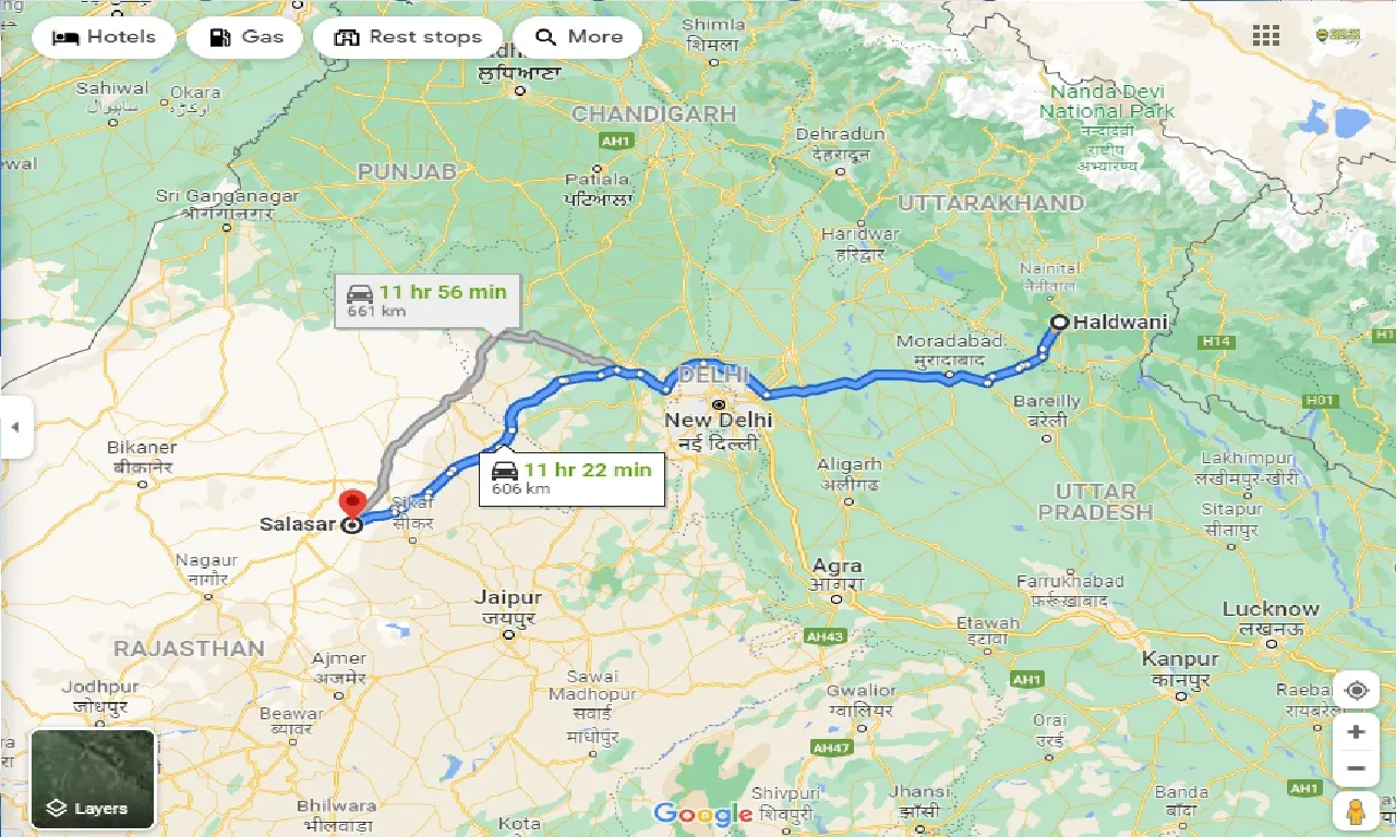 haldwani-to-salasar-one-way