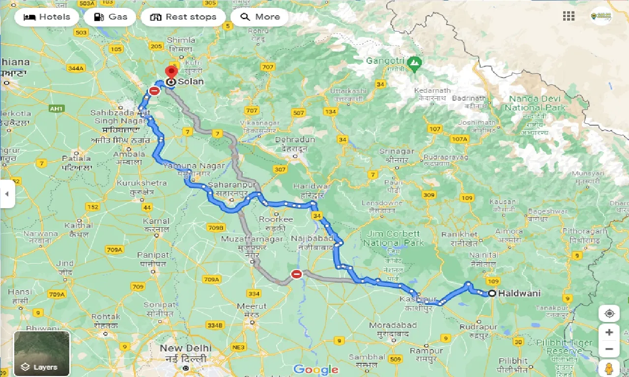 haldwani-to-solan-taxi