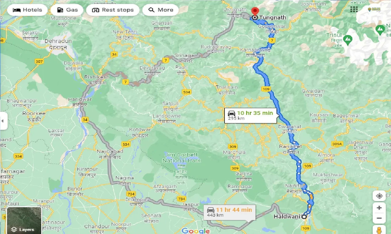 haldwani-to-tungnath-taxi