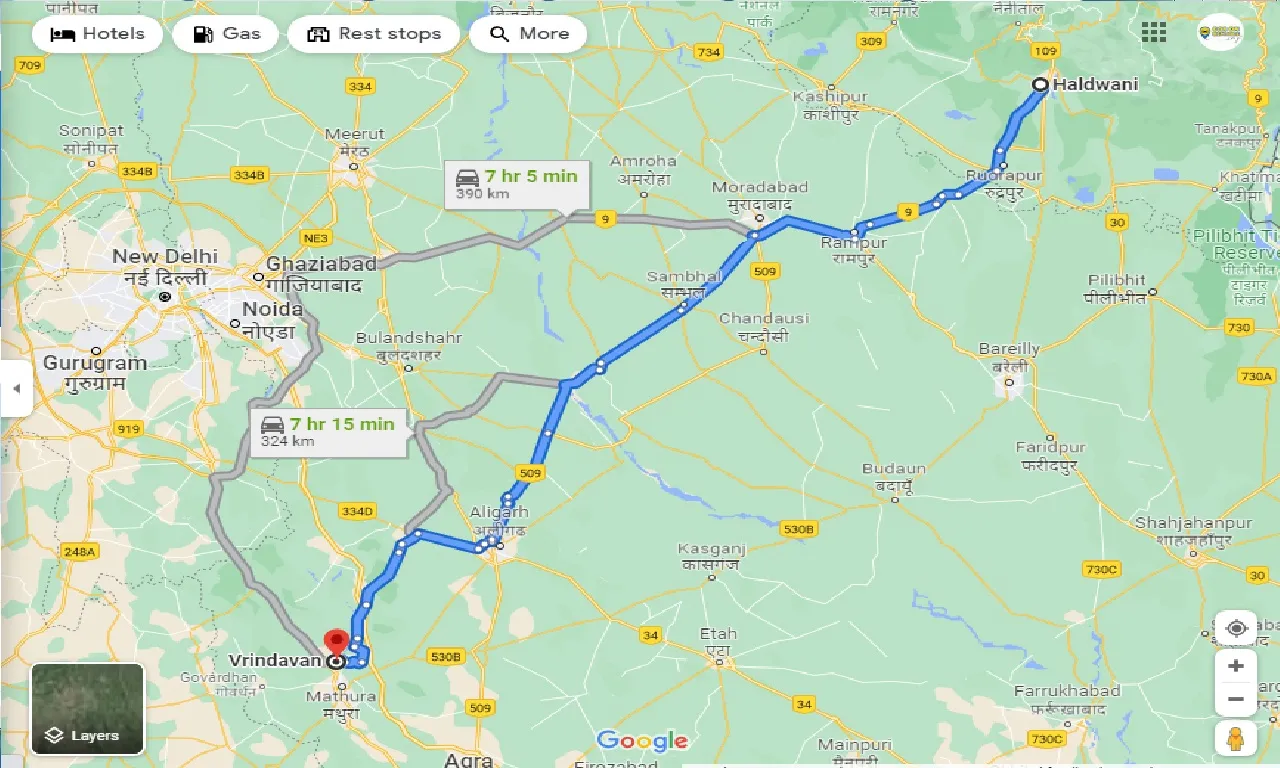 haldwani-to-vrindavan-one-way