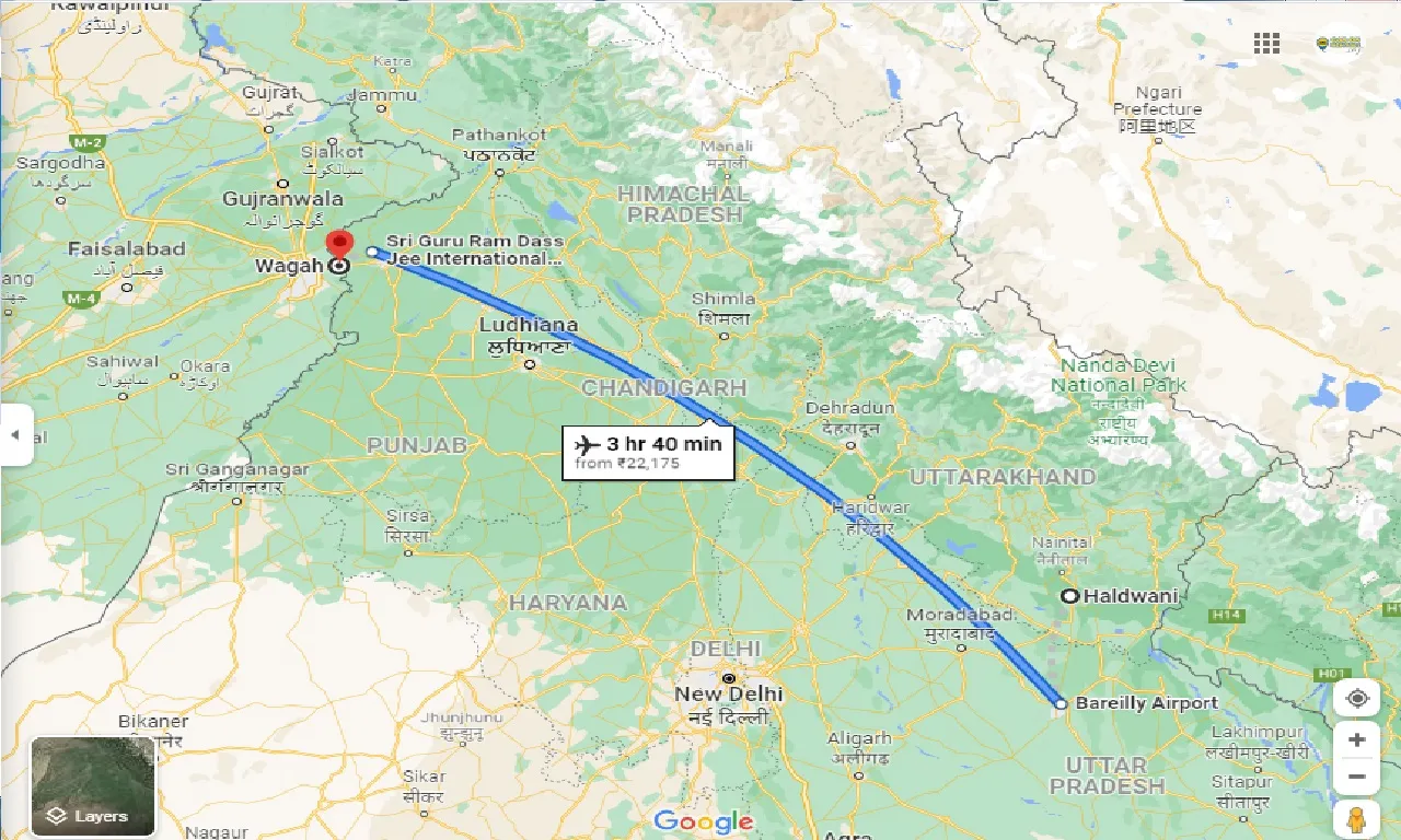 haldwani-to-wagah-border-one-way