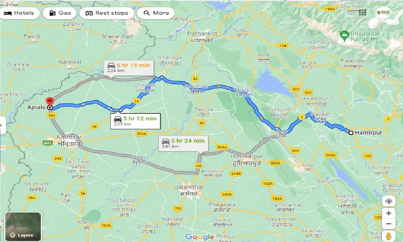 hamirpur-to-ajnala-taxi