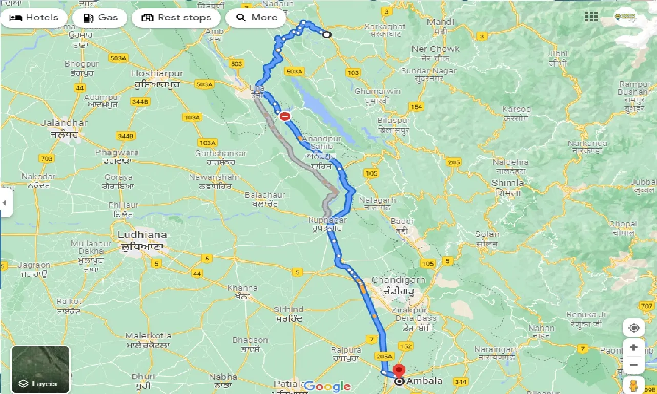 hamirpur-to-ambala-taxi