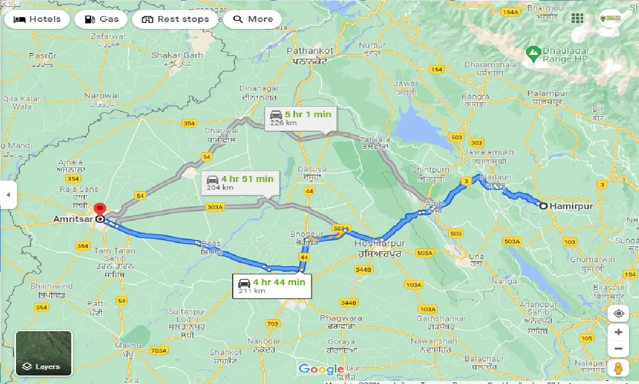 hamirpur-to-amritsar-taxi