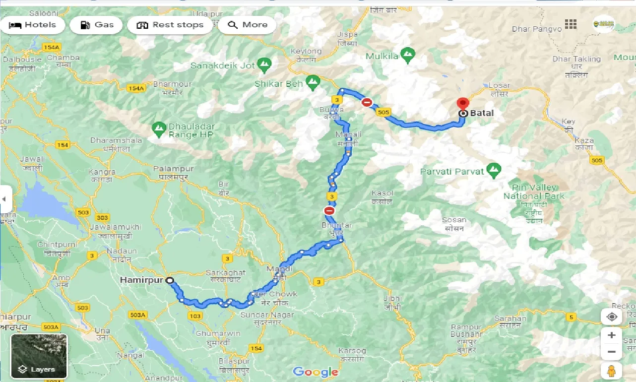hamirpur-to-batal-taxi