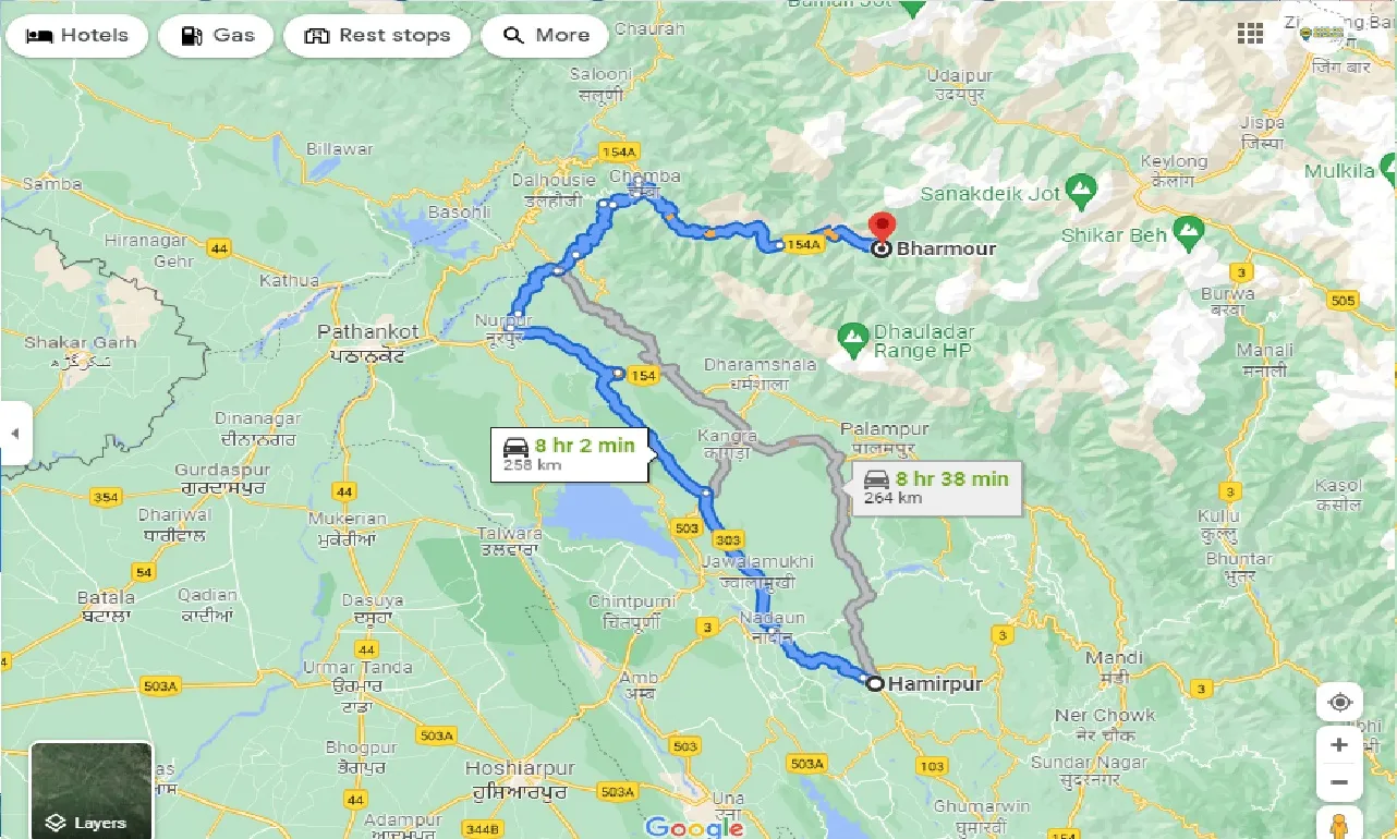 hamirpur-to-bharmour-taxi