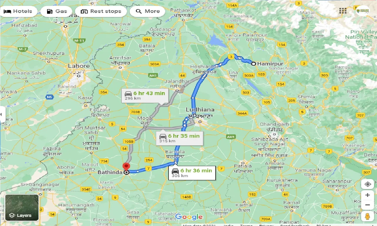 hamirpur-to-bhatinda-taxi
