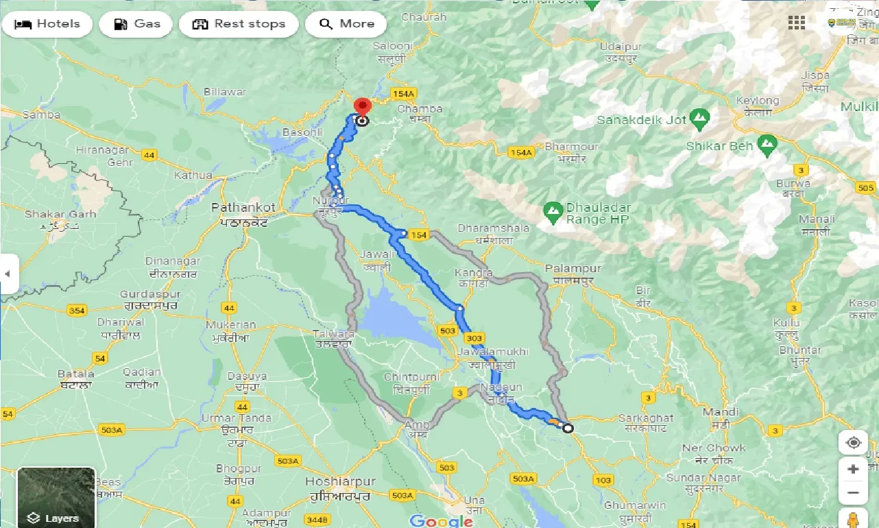 hamirpur-to-dalhousie-taxi