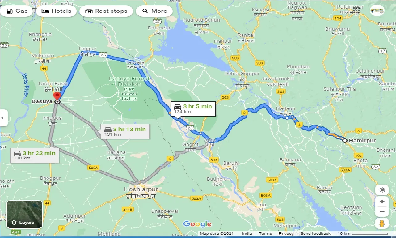 hamirpur-to-dasuya-taxi