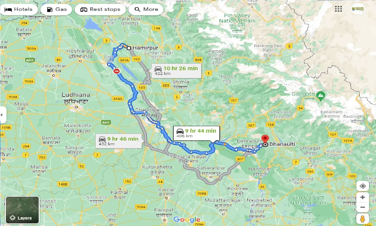 hamirpur-to-dhanaulti-taxi