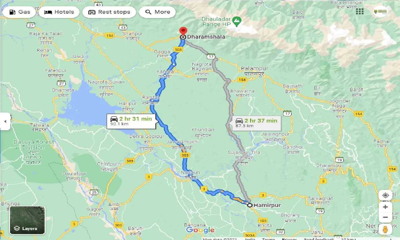 hamirpur-to-dharamshala-taxi