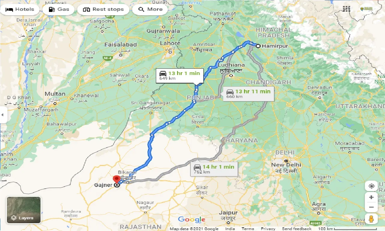hamirpur-to-gajner-taxi