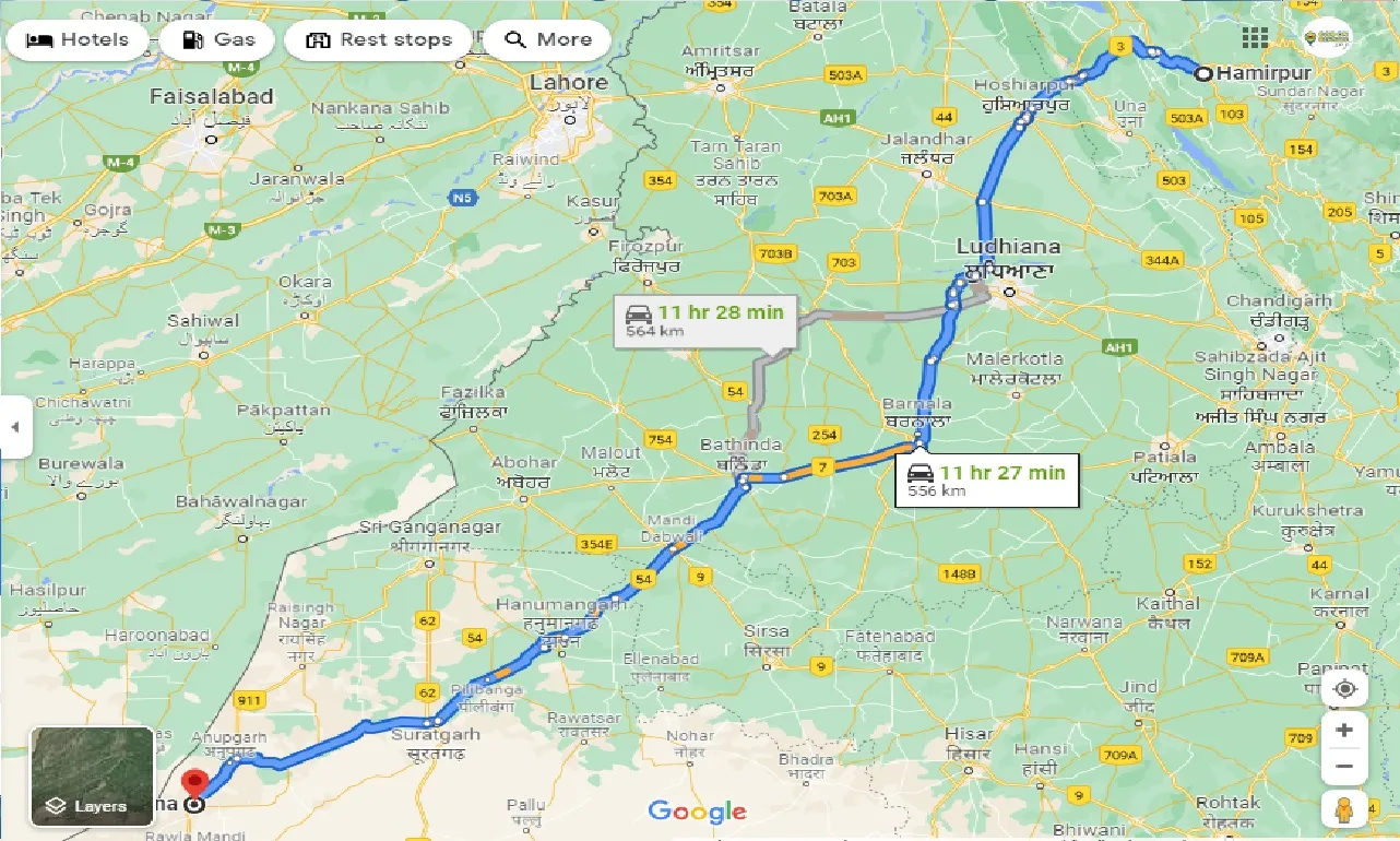 hamirpur-to-gharsana-one-way