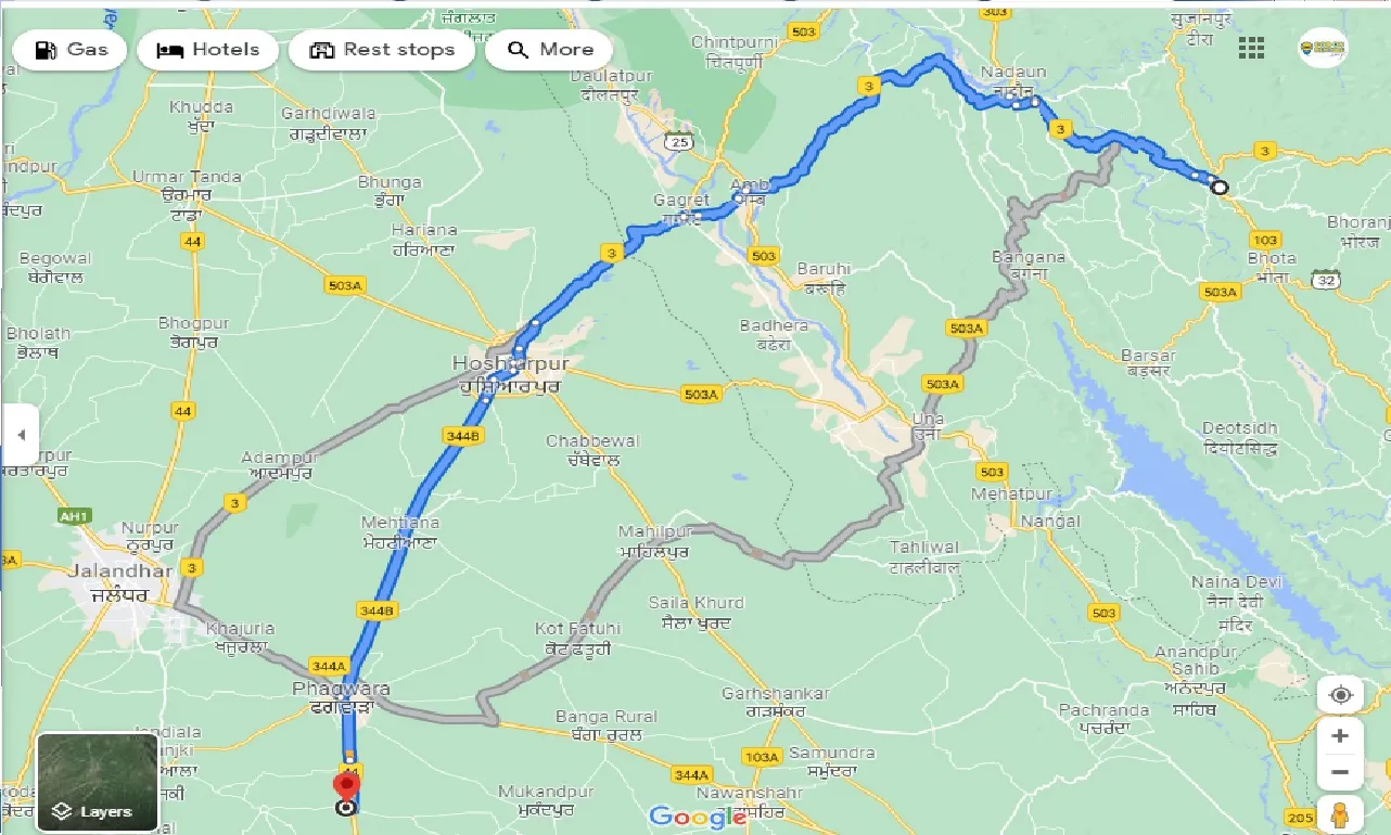 hamirpur-to-goraya-taxi