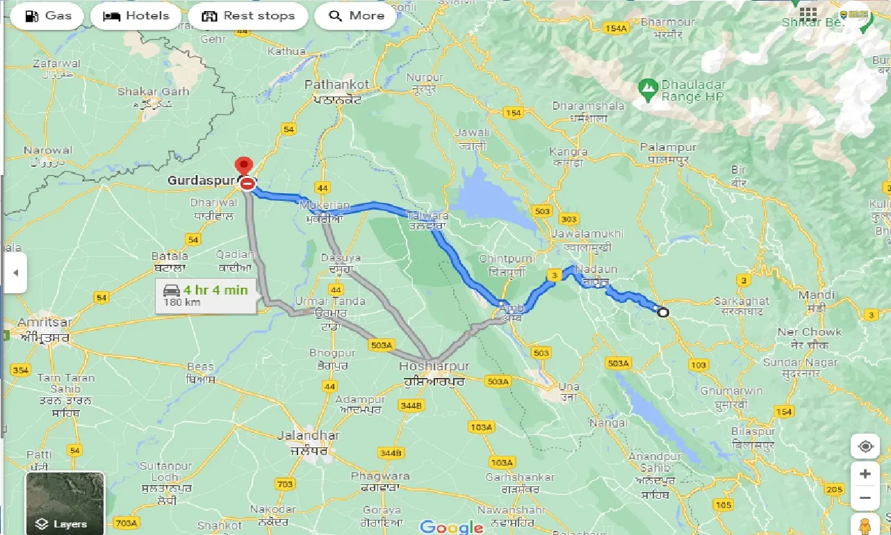 hamirpur-to-gurdaspur-taxi