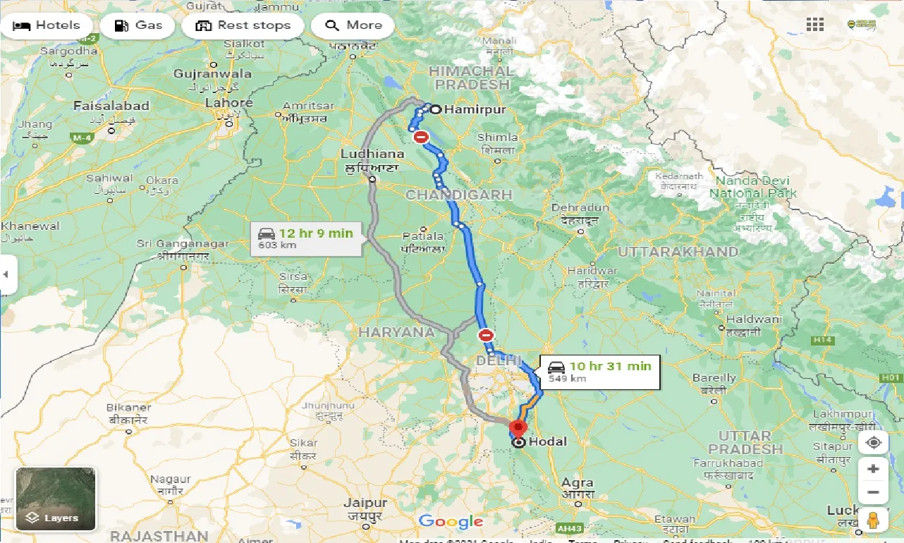 hamirpur-to-hodal-one-way
