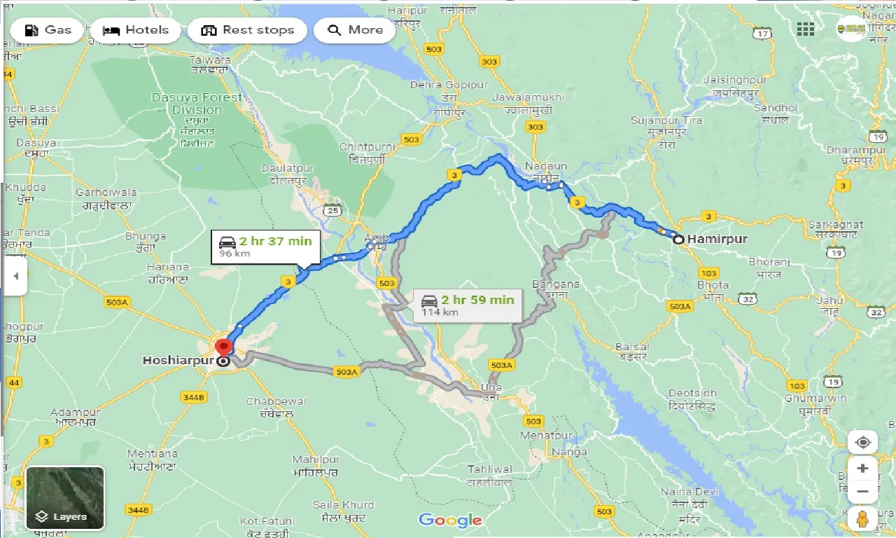 hamirpur-to-hoshiarpur-one-way
