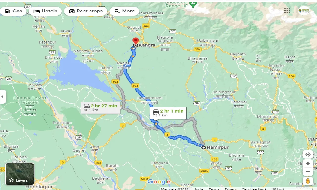 hamirpur-to-kangra-taxi